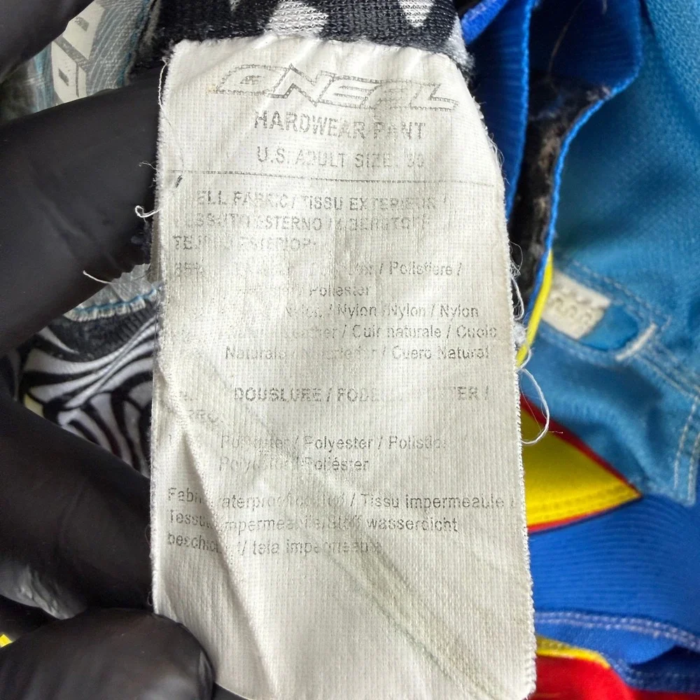 Vintage ONeal Hardwear Motocross Pants Mens 30 Multicolor MX Racing‎ Gear